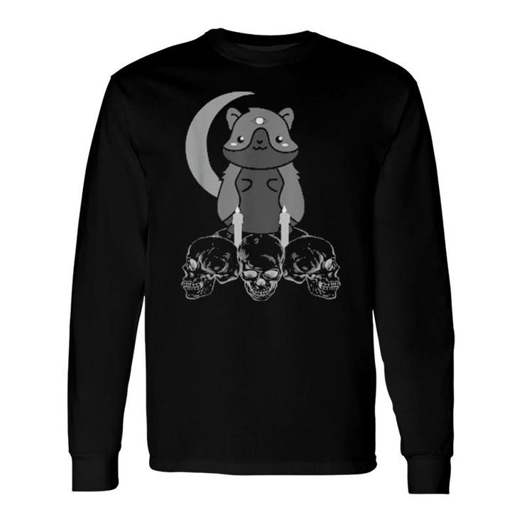 Occult Hamster With Skulls Long Sleeve T-Shirt T-Shirt