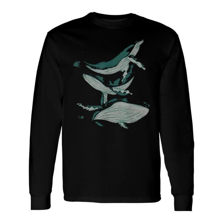 Ocean Mammal Sea Creature Animal Whale Whale Long Sleeve T-Shirt T-Shirt