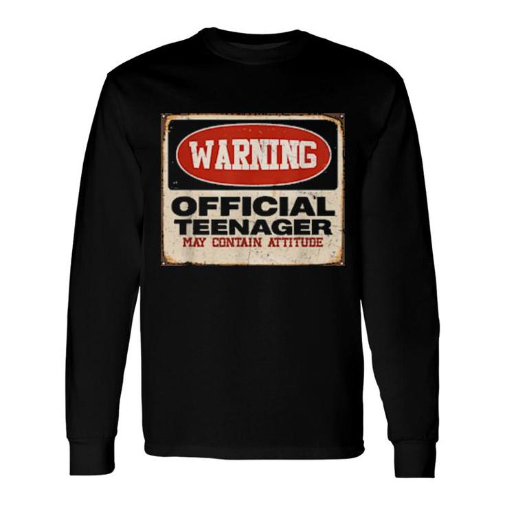 Officialnager 13Th Birthday 13 Year Old Long Sleeve T-Shirt
