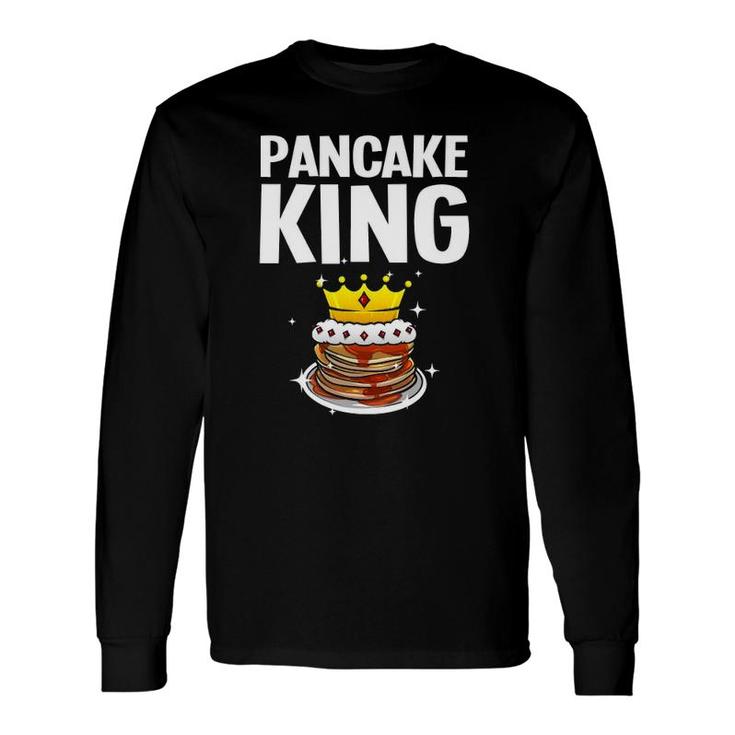 Pancake King For Pancake Lover Dad Boys Long Sleeve T-Shirt T-Shirt