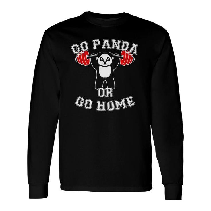 Panda Fitness Panda Bear Gym Workout Training Long Sleeve T-Shirt T-Shirt