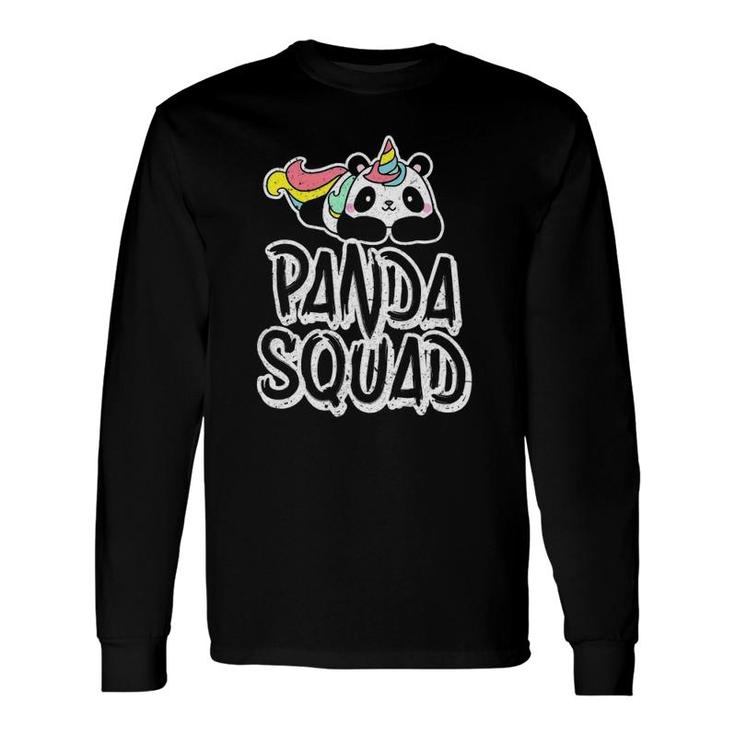 Panda Squad Pandicorn Unicorn Pandacorn Long Sleeve T-Shirt T-Shirt
