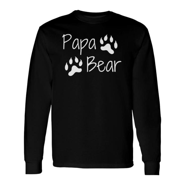 Papa Bear Father’S Day Papa Long Sleeve T-Shirt T-Shirt