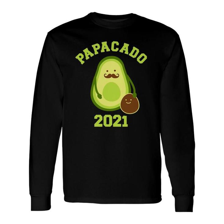 Papacado 2021 For New Dad Baby Annoucement Long Sleeve T-Shirt T-Shirt