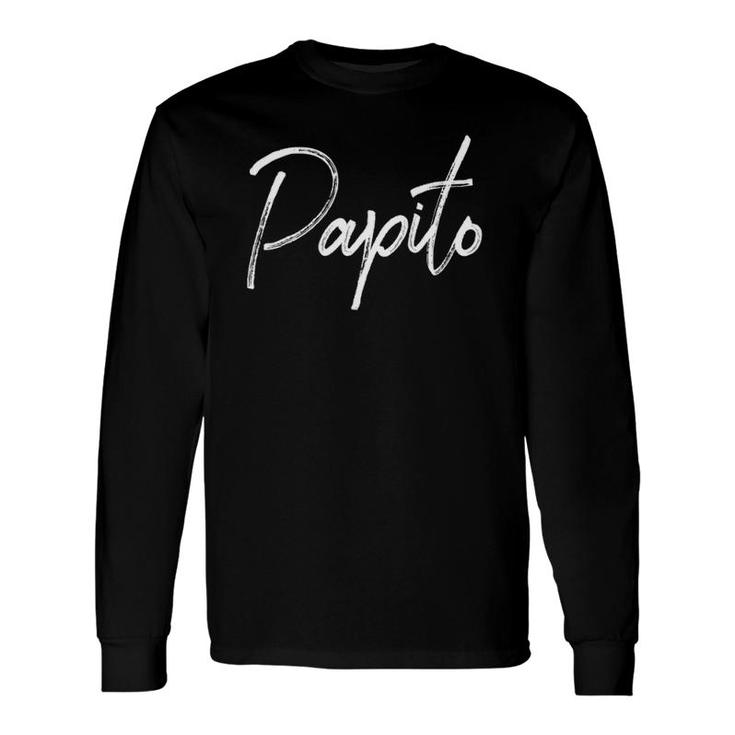 Papito Spanish Father's Day Long Sleeve T-Shirt