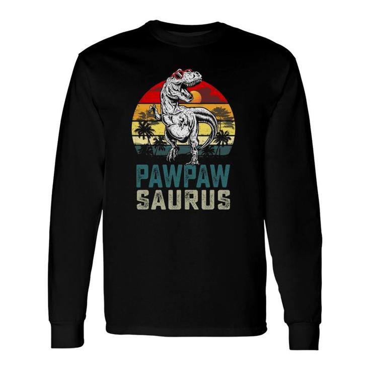 Pawpawsaurusrex Dinosaur Pawpaw Saurus Father's Day Long Sleeve T-Shirt T-Shirt