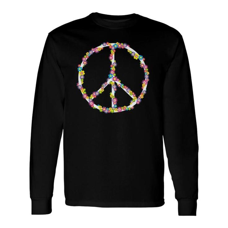 Peace Lover Jahre Flower Power Hippie Perfect Long Sleeve T-Shirt T-Shirt