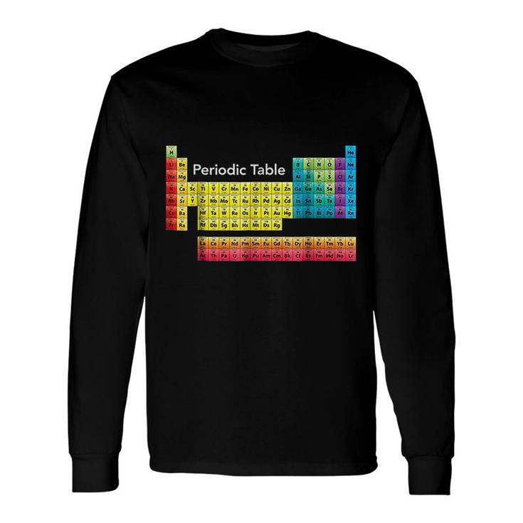 Periodic Table Color Coded Long Sleeve T-Shirt T-Shirt