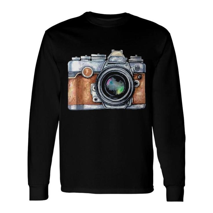 Photographer Vintage Tetro Photography Camera Long Sleeve T-Shirt T-Shirt