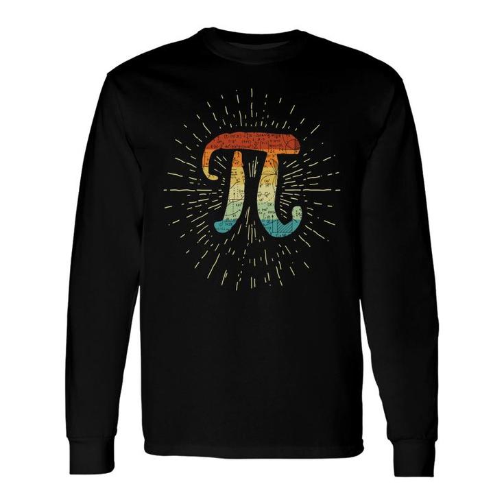 Pi Number Colour Understand Math Teacher Long Sleeve T-Shirt