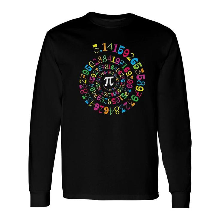 Pi Spiral Novelty Math Geek 314 Pi Day Long Sleeve T-Shirt T-Shirt
