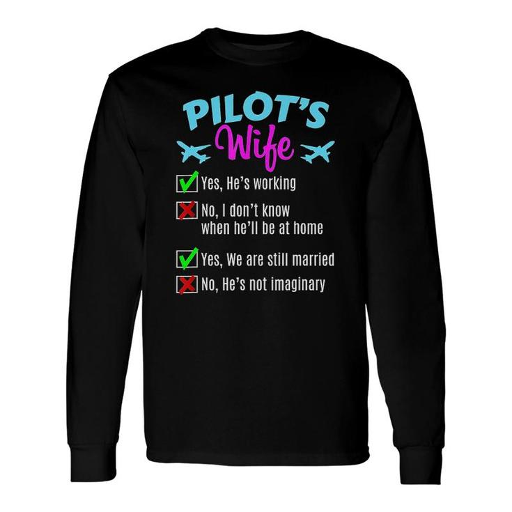 Pilots Wife Long Sleeve T-Shirt T-Shirt