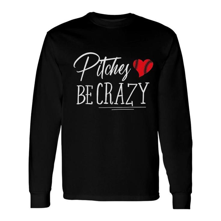  Pitches Be Crazy Softball Pitcher T Shirt : Clothing