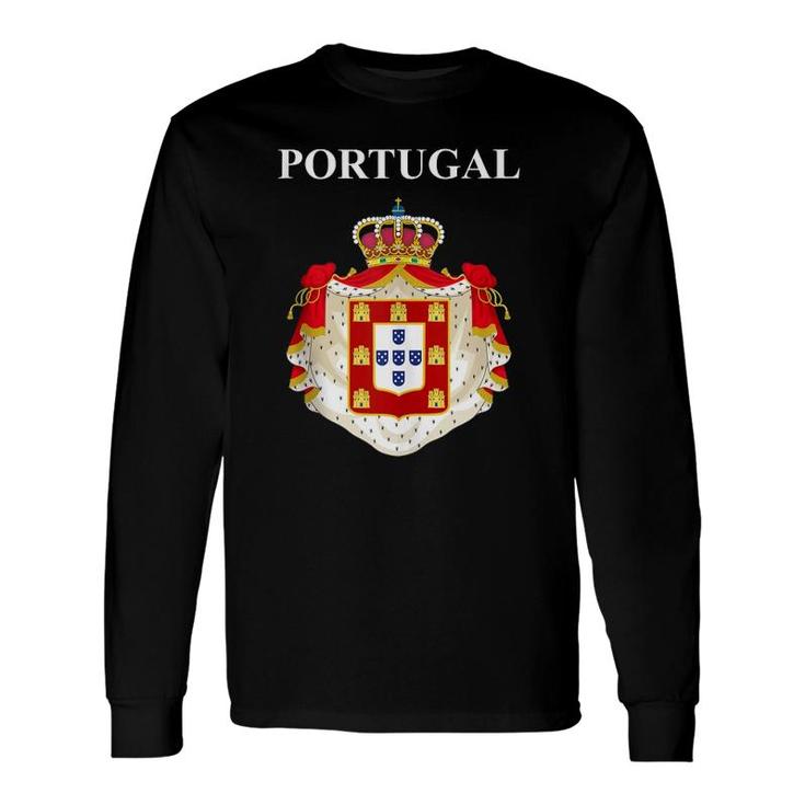 Portugal Historical Coat Of Arms Heraldry Long Sleeve T-Shirt