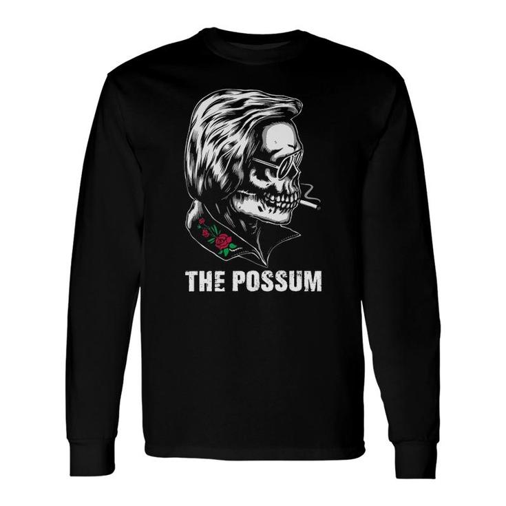 The Possum American Singers Art Country Music For Fan Long Sleeve T-Shirt