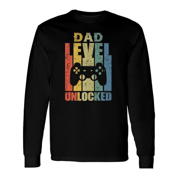 Pregnancy Announcement Dad Level Unlocked Soon To Be Father Long Sleeve T-Shirt T-Shirt
