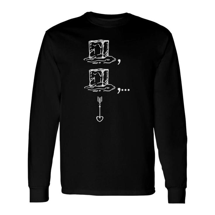 Pregnancy Baby Expecting Ice Ice Cute Pregnancy Announcement Long Sleeve T-Shirt T-Shirt