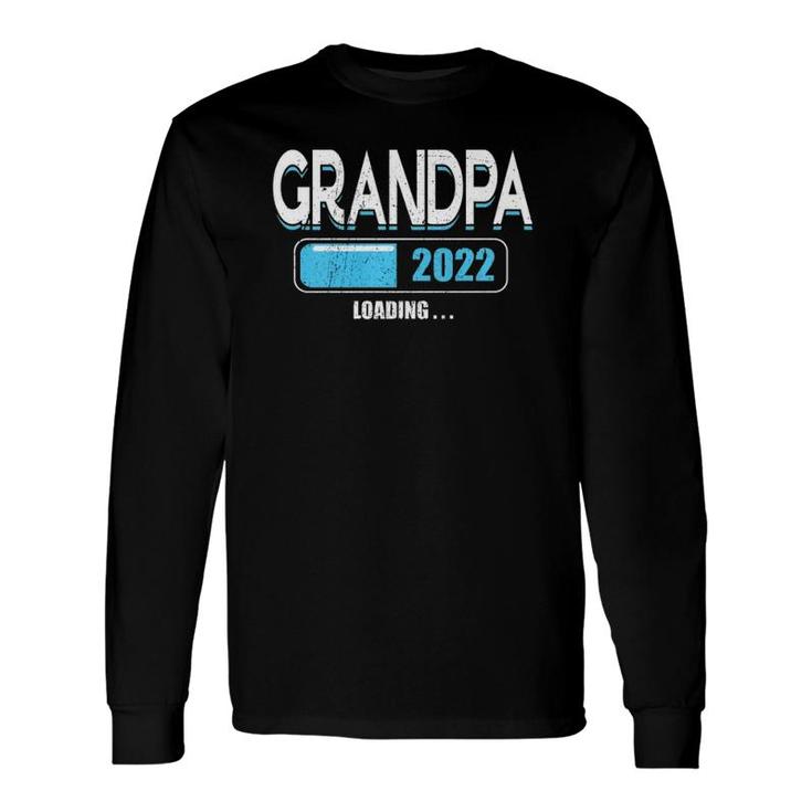 Promoted To Grandfather Est 2022 Loading Future Grandpa Long Sleeve T-Shirt T-Shirt