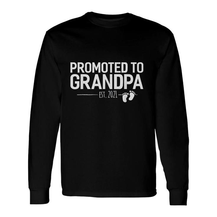 Promoted To Grandpa 2021 Long Sleeve T-Shirt T-Shirt