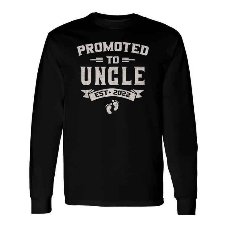 Promoted To Uncle 2022 Soon To Be Uncle 2022 Long Sleeve T-Shirt T-Shirt