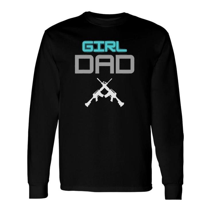 Protective Gamer Dad Father's Day Long Sleeve T-Shirt T-Shirt
