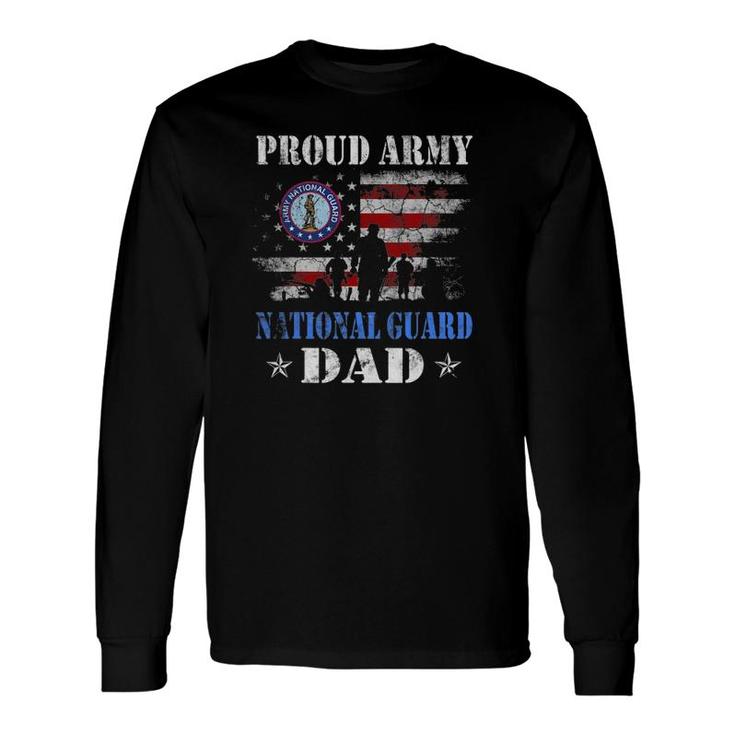 Proud Army National Guard Dad Veterans Day Long Sleeve T-Shirt T-Shirt