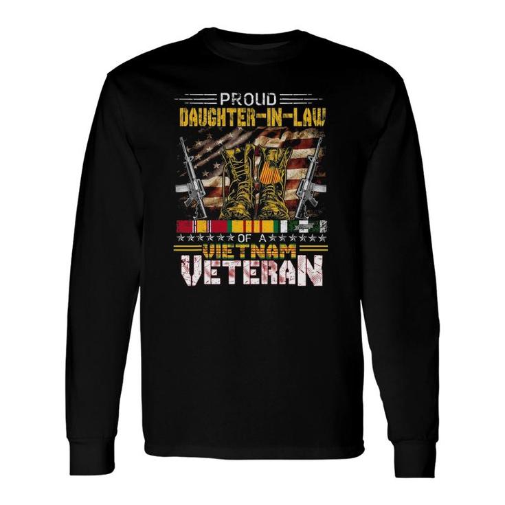 Proud Daughter-In-Law Of A Vietnam Veteran Veteran Long Sleeve T-Shirt T-Shirt