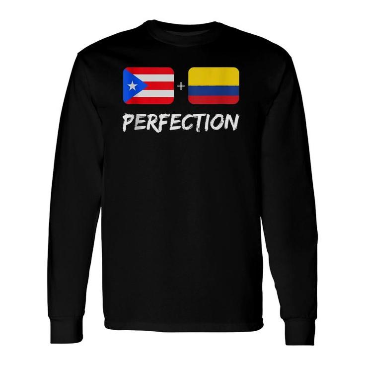 Puerto Rican Plus Colombian Perfection Heritage Long Sleeve T-Shirt T-Shirt