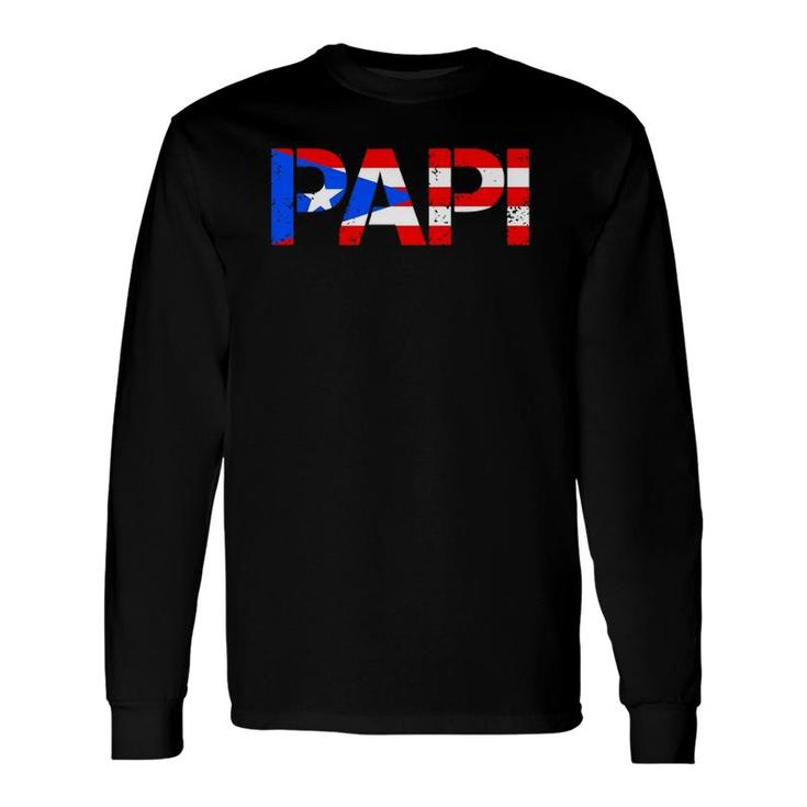 Puerto Rico Flag Father's Day Patriotic Puerto Rican Pride Long Sleeve T-Shirt T-Shirt