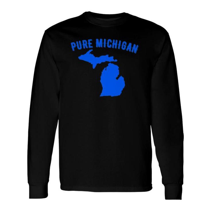 Pure Michigan Vacation Water Lake Fun Idea Premium Long Sleeve T-Shirt T-Shirt