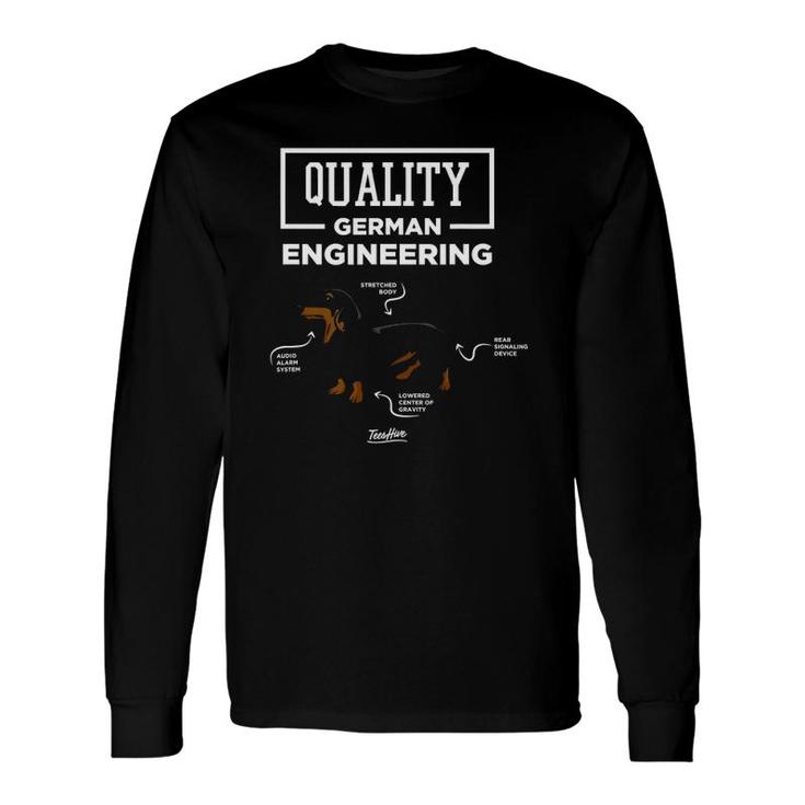 Quality German Engineering Dachshund Long Sleeve T-Shirt T-Shirt