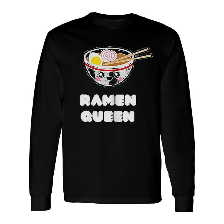 Ramen Queen Ramen Foodie Cute Long Sleeve T-Shirt T-Shirt