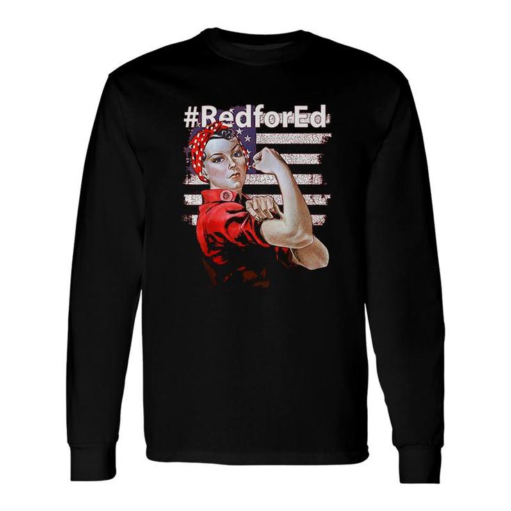 Red For Ed Rosie The Riveter T Shirt