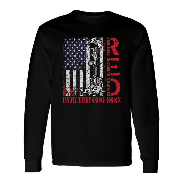 Red Friday Until They Come Home Us Flag Long Sleeve T-Shirt T-Shirt
