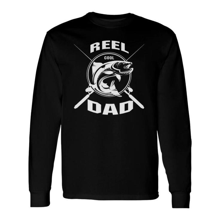 Reel Cool Dad Fishing Daddy Father's Day Tee Long Sleeve T-Shirt T-Shirt