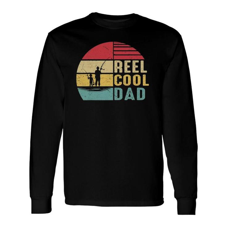Reel Cool Dad Great For Fish Hunter Fisherman Daddy Long Sleeve T-Shirt T-Shirt