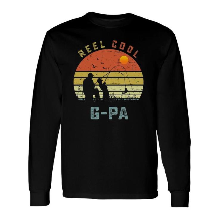 Reel Cool G-Pa Fishing Grandpa Father's Day Fisherman Long Sleeve T-Shirt T-Shirt