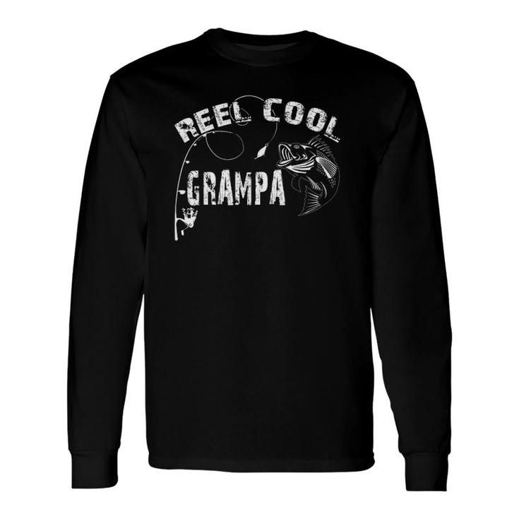 Reel Cool Grampa Fishing Father Day Long Sleeve T-Shirt T-Shirt