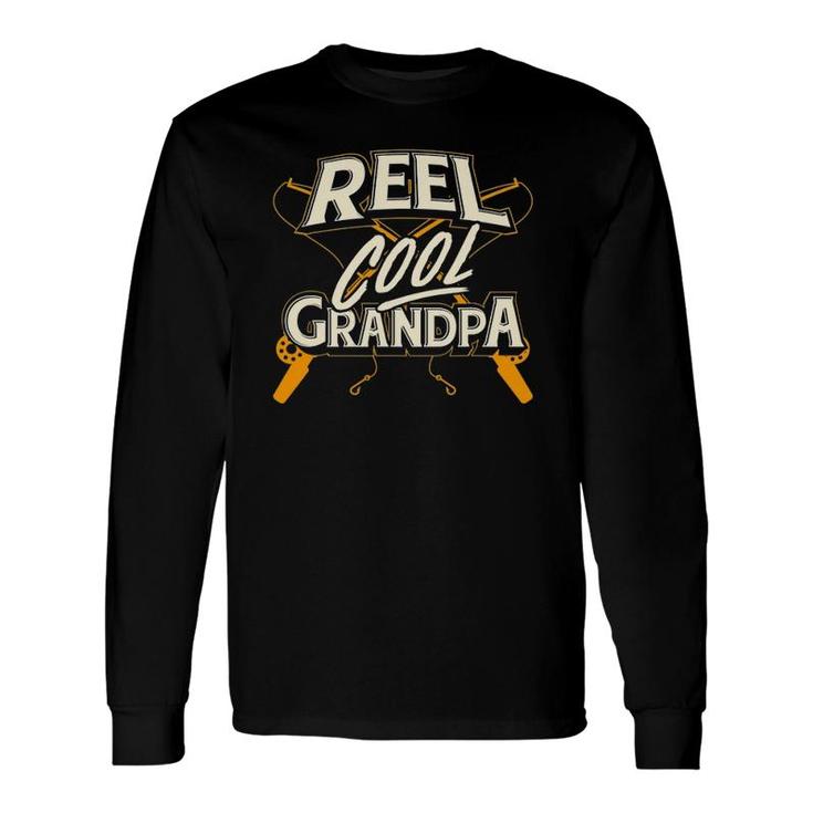 Reel Cool Grandpa Fishing Granddad Long Sleeve T-Shirt T-Shirt