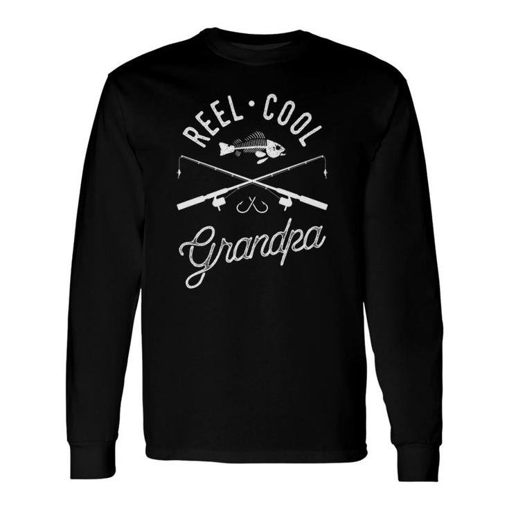 Reel Cool Grandpa Grandfather Father's Day Fishing Long Sleeve T-Shirt T-Shirt