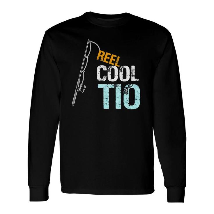 Reel Cool Tio Spanish Mexican Uncle From Niece Nephew Long Sleeve T-Shirt T-Shirt