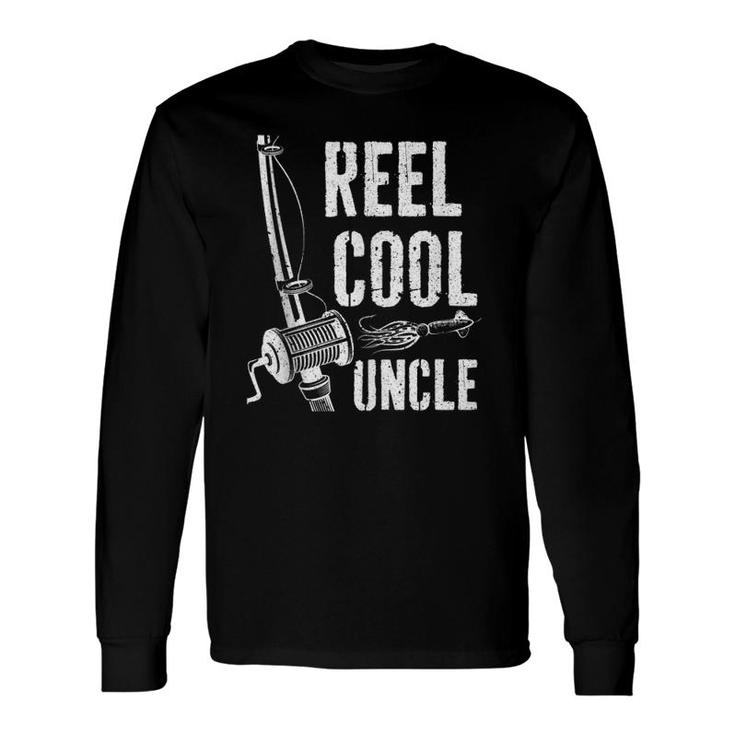 Reel Cool Uncle Fishing Father's Day Gif Long Sleeve T-Shirt T-Shirt
