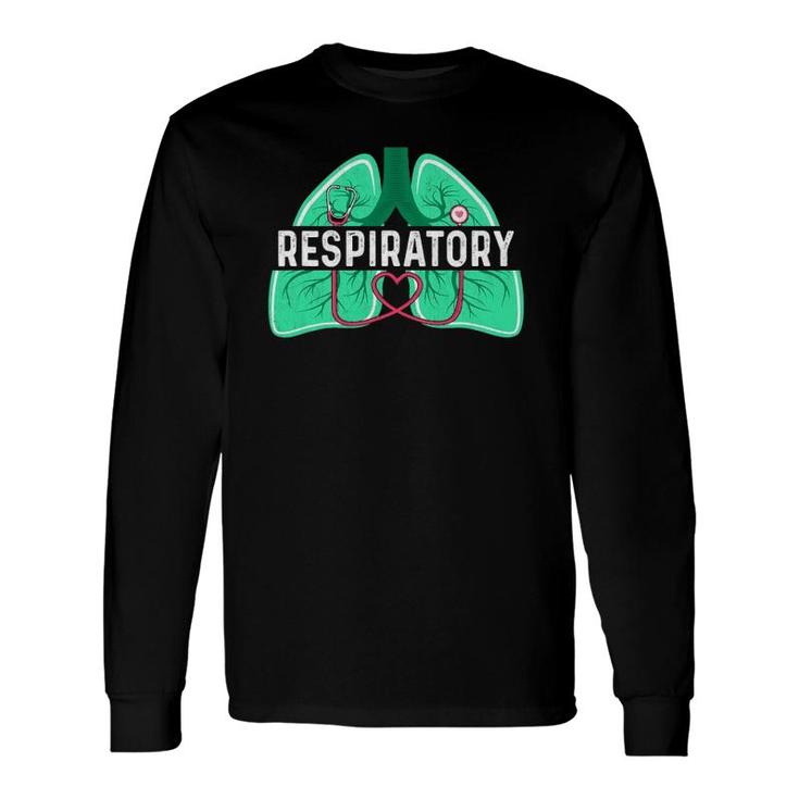 Respiratory Therapy Therapist Lungs Doctor Rt Rrt Long Sleeve T-Shirt T-Shirt