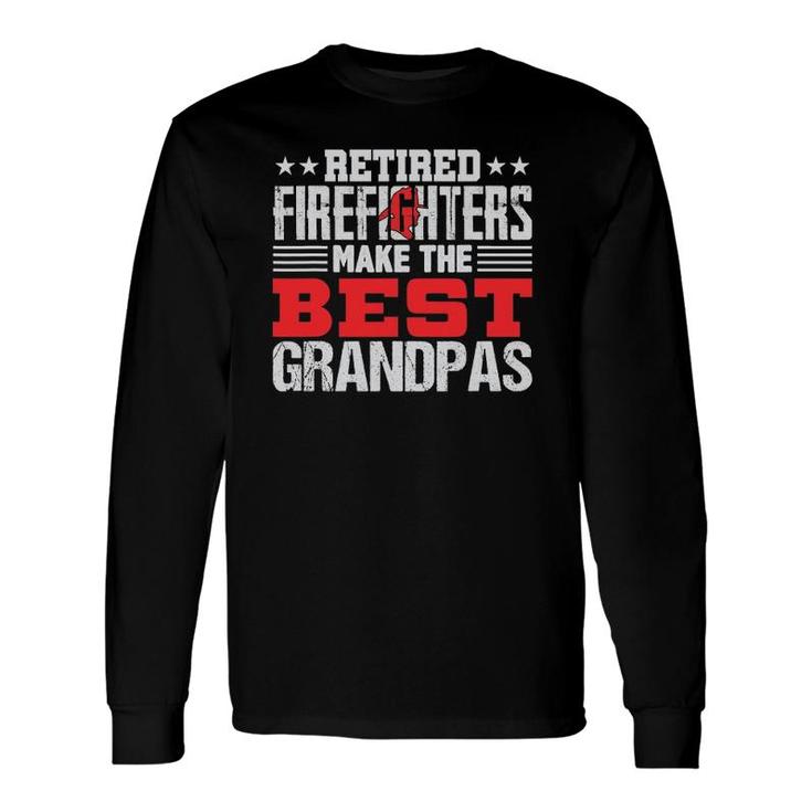 Retired Firefighter Grandpa Fireman Retirement Long Sleeve T-Shirt T-Shirt