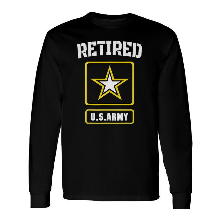 Retired Us Army Veteran For Proud Dad Grandpa Veteran Day Long Sleeve T-Shirt T-Shirt