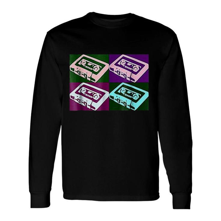 Retro 80s Music Cassette Tapes Long Sleeve T-Shirt