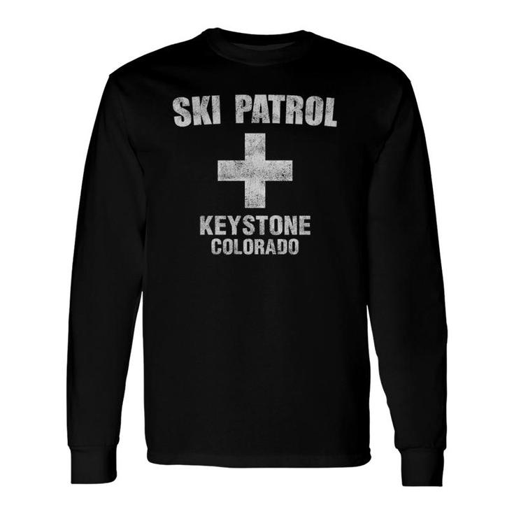 Retro Official Keystone Co Ski Patrol Long Sleeve T-Shirt