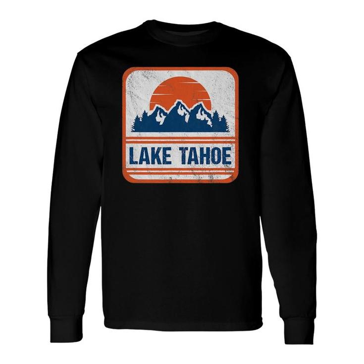 Retro Vintage Lake Tahoe Long Sleeve T-Shirt T-Shirt