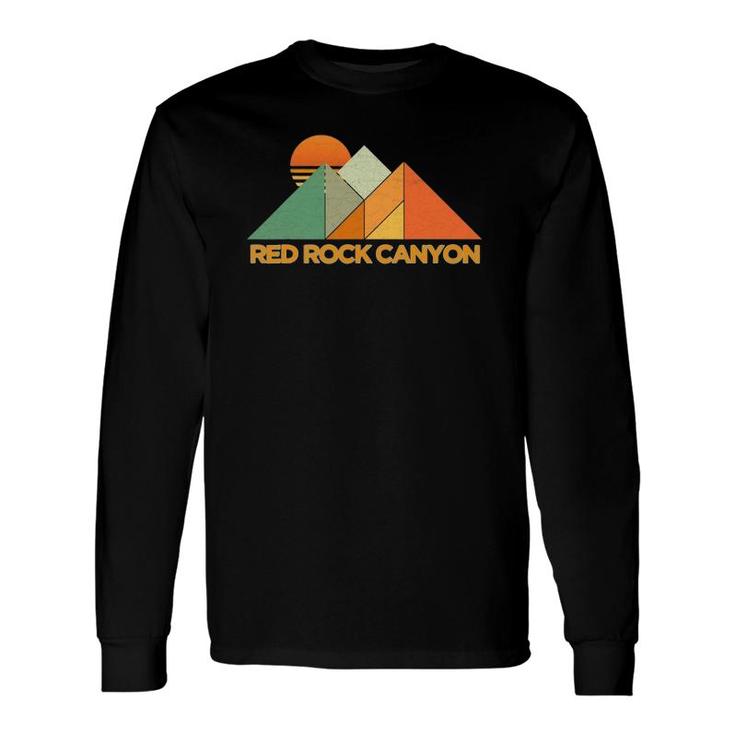 Retro Vintage Red Rock Canyon Tee Long Sleeve T-Shirt T-Shirt