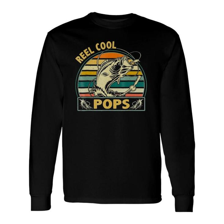 Retro Vintage Reel Cool Pops For Father's Day Long Sleeve T-Shirt T-Shirt